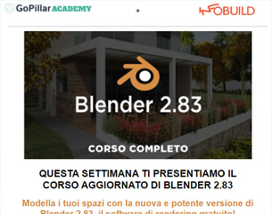 Corso BLENDER 2.83 a 99€ (versione aggiornata)