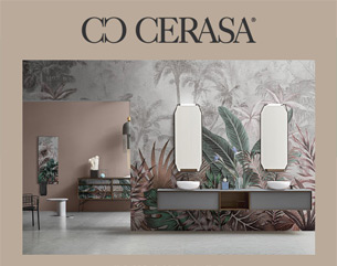 La fibra di vetro CERASA arreda e protegge il bagno