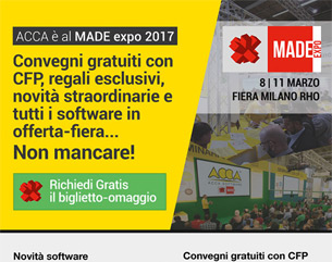 ACCA a MADE expo 2017: richiedi il biglietto-omaggio