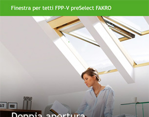 Nuova finestra per tetti FPP-V preSelect FAKRO