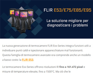 FLIR Exx-Series: La soluzione migliore per diagnosticare i problemi