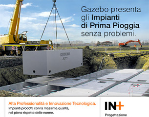 Impianti Prima Pioggia Gazebo. Qualità certificata e progettazione gratuita
