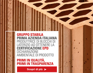 Stabila, 1° EPD in Italia dei blocchi di laterizio
