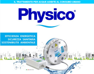 Physico: dispositivi per la sanificazione degli impianti idrici