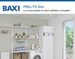 PBS-i FS Slim: la nuova pompa di calore Baxi splittata e compatta