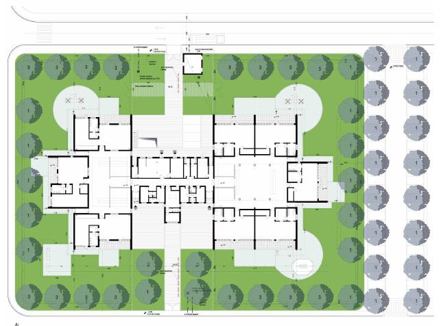 Scuola in laterizio per la massima sicurezza al fuoco