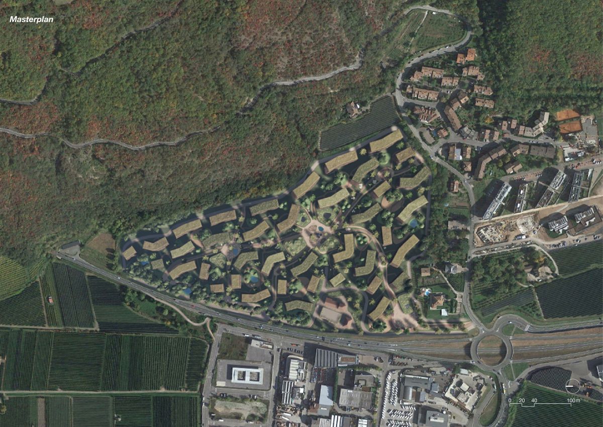 Il masterplan del nuovo quartiere Renneria alle porte di Bolzano 