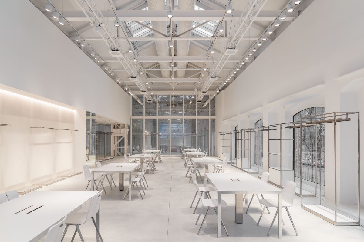 L’interno del nuovo Fendi Showroom di Milano 