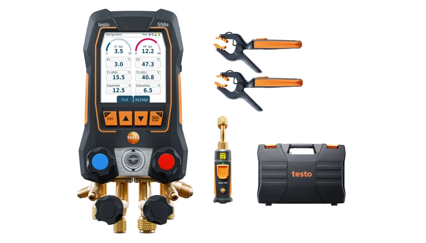 Kit Smart Vuoto testo 558s: manifold digitale con sonde wireless