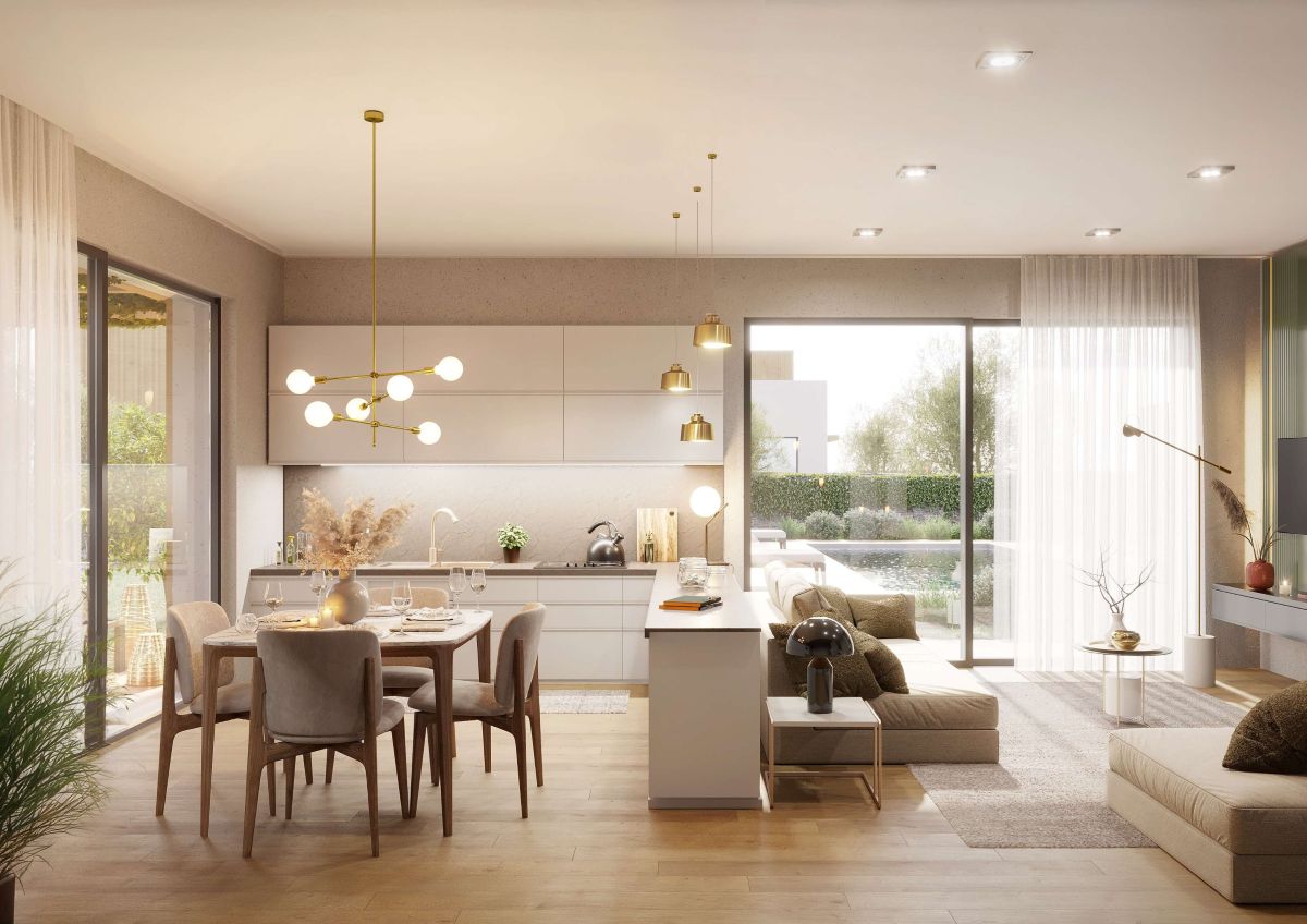 L'interno di una delle abitazioni di Habitat 36, progetto Rubner Haus L'interno di una delle abitazioni di Habitat 36, progetto Rubner Haus
