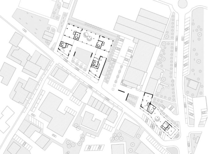 Planimetria del complesso residenziale Bragarina a La Spezia