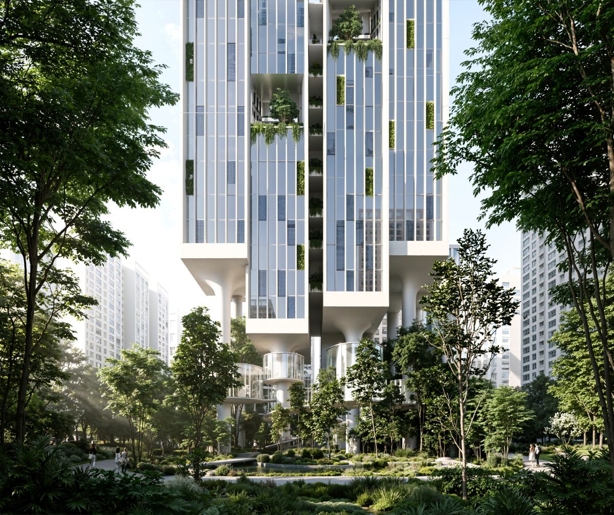 Seoul, la torre adattiva di Carlo Ratti sollevata dal suolo Seoul, la torre adattiva di Carlo Ratti sollevata dal suolo