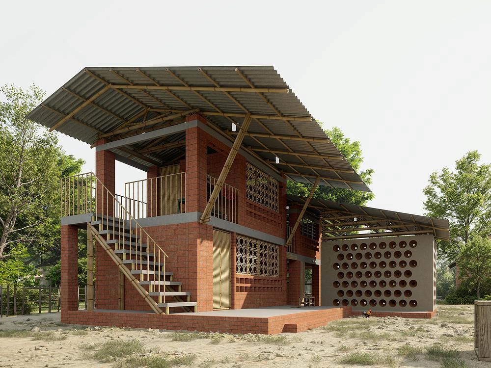 AZ Awards 2026 Vernacular Home by XYLab, Para Dash, Bangladesh - photo credit: Xinyun Li AZ Awards 2026 Vernacular Home by XYLab, Para Dash, Bangladesh