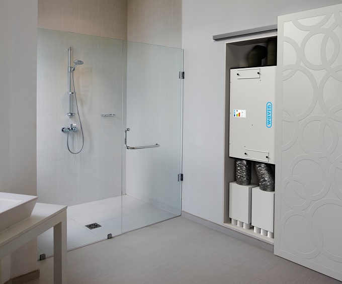 VENTIZA HP installata a parete