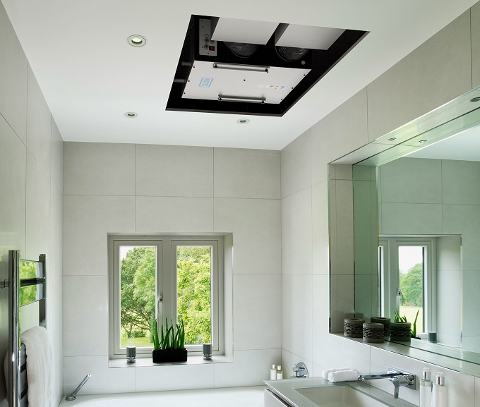 VENTIZA HP installata a soffitto