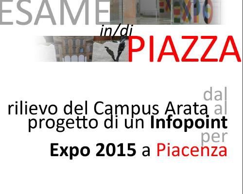 ESAME in/di PIAZZA