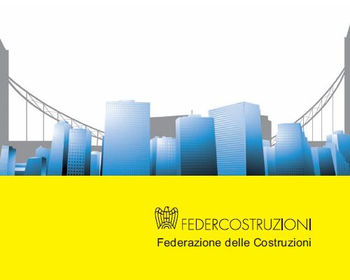 Rapporto Federcostruzioni: edilizia in calo anche nel 2015
