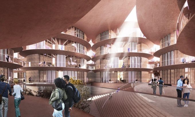 Architettura biomimetica: il nuovo centro danese di neuroscienze e psichiatria