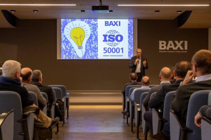Baxi SpA riceve da TÜV Italia la certificazione ISO 50001