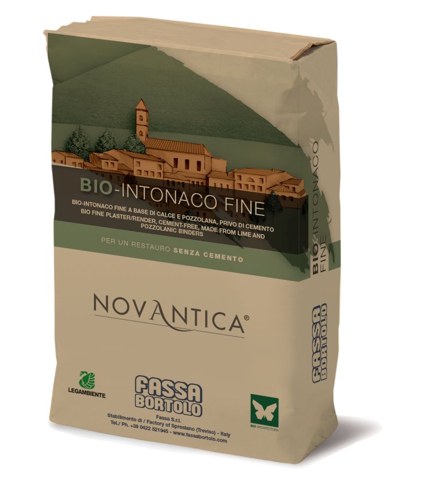 Intonaco, bio-intonaco fine di Fassa Bortolo Intonaco, bio-intonaco fine di Fassa Bortolo