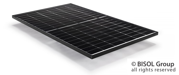 Modulo fotovoltaico con celle solari bifacciali BISOL Bifacial