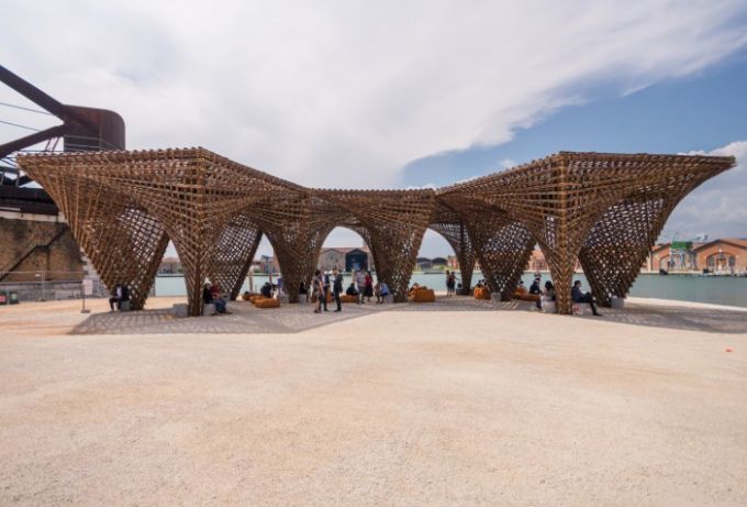 Padiglione “Bamboo Stalactite” alla Biennale di Venezia 2018