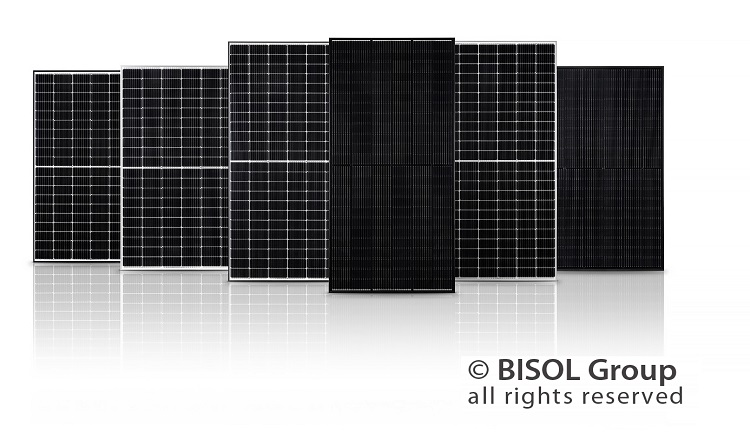 Moduli fotovoltaici con celle half-cut M6 BISOL Duplex