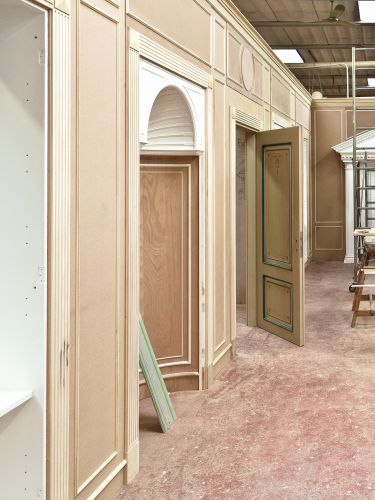 Ogni dettaglio è curato minuziosamente dagli artigiani di Turati Boiseries.