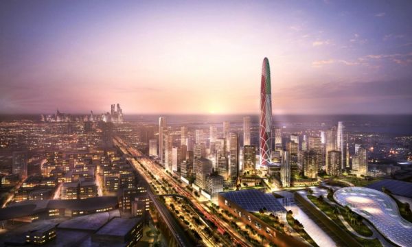 Ricorda le dune di sabbia il grattacielo Burj Jumeira a Dubai In costruzione il Burj Jumeira a Dubai
