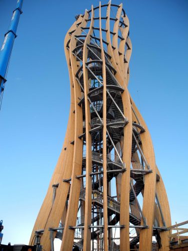Inaugurata la torre panoramica in legno più alta del mondo