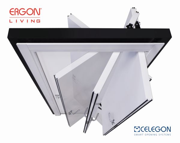 CELEGON - movimento apertura della porta Ergon