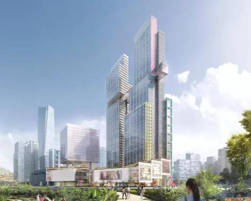 Una micro-city fatta di grattacieli sottili nel cuore di Shenzhen