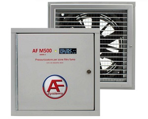 AF M500 SERIE J: sistema di pressurizzazione per filtro fumo
