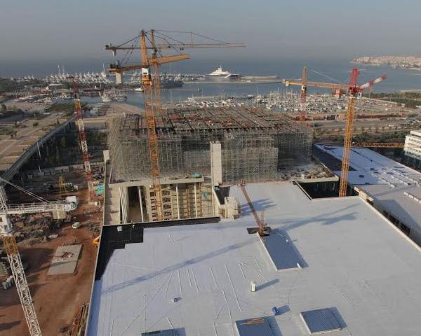 Gru per il cantiere di Renzo Piano 19 Cantiere-SNFCC