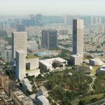 Centro artistico culturale di Shenzhen con il parco pubblico sul tetto
