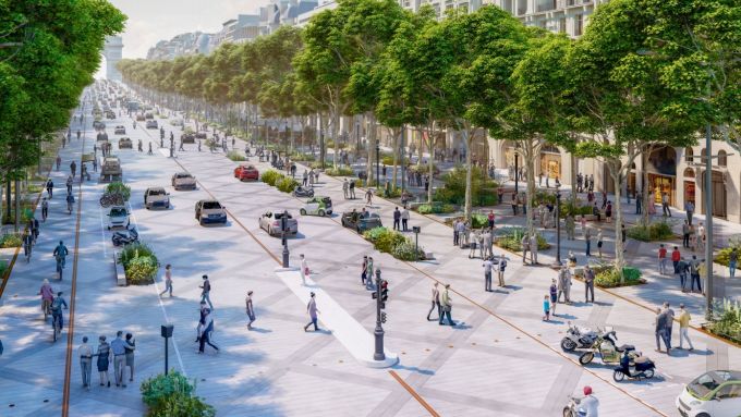 Progetto di riqualificazione degli Champs-Élysées a Parigi