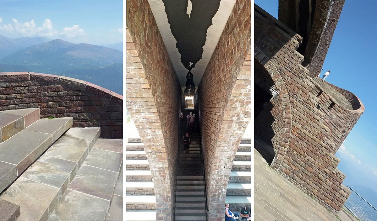Cappella del Monte Tamaro, alcuni dettagli del progetto di Mario Botta