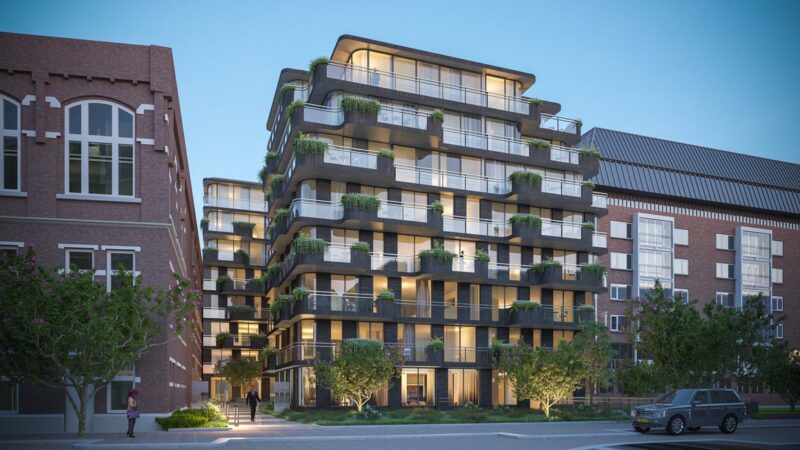 De Hooch, ad Amsterdam la nuova residenza con facciata AGC