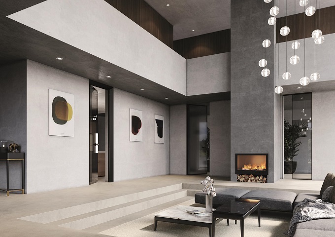 ECLISSE 40 Collection per porte in vetro filo muro