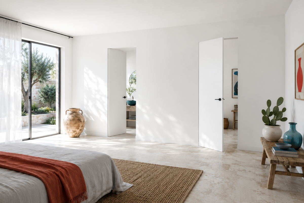 xREVERx di Ermetika: la porta filo muro reversibile che si definisce in cantiere xREVERx di Ermetika: la porta filo muro reversibile che si definisce in cantiere