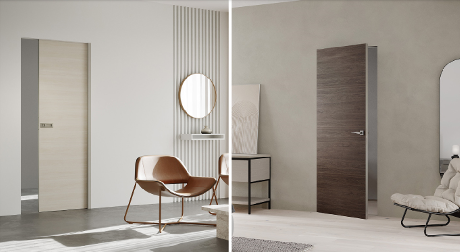 Porta Echo nel colore Frassino