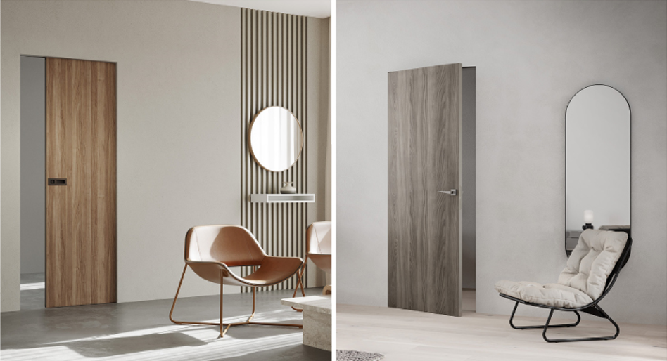 Porta Echo nel colore Olmo Montano