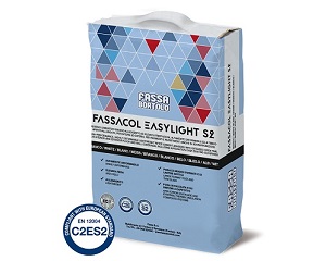 Fassacol Easylight S2: collante alleggerito altamente deformabile monocomponente