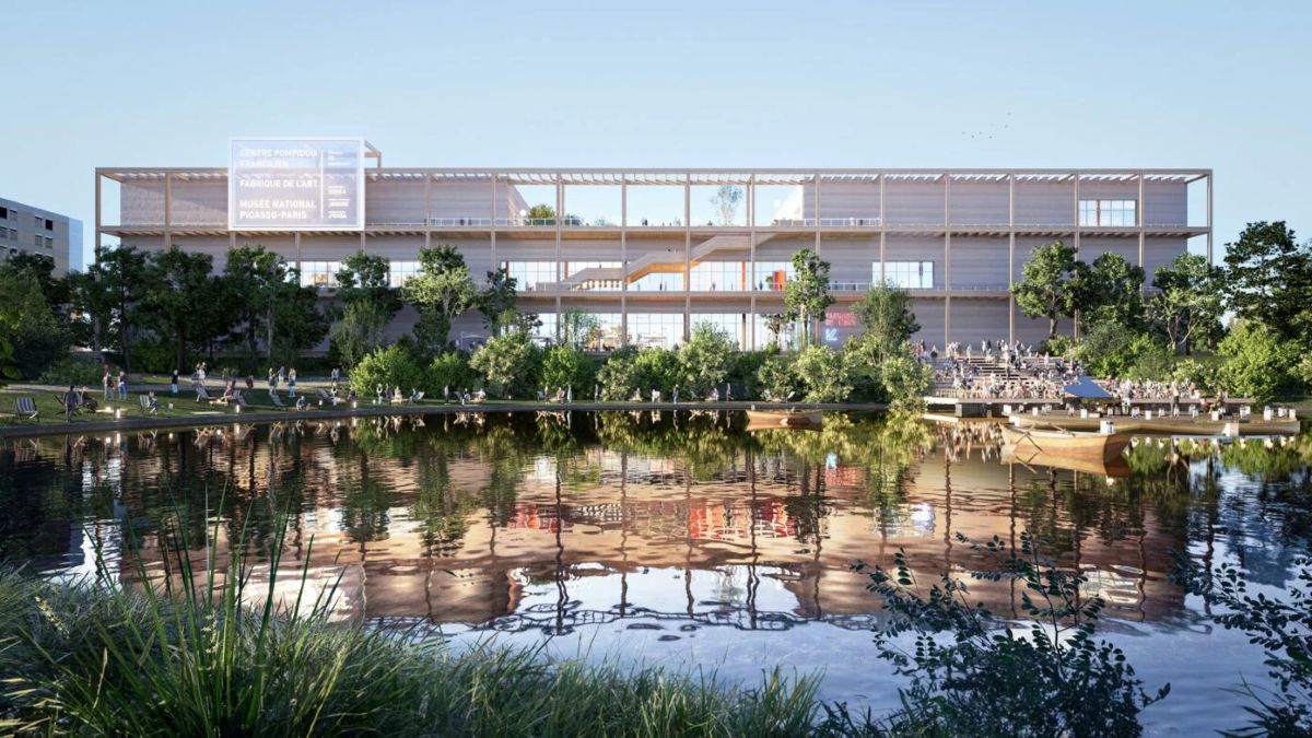 Esterno della Fabrique de l’Art a Massy, vicino a Parigi