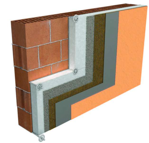 Sistema a cappotto fibrorinforzato Thermophon Fibro