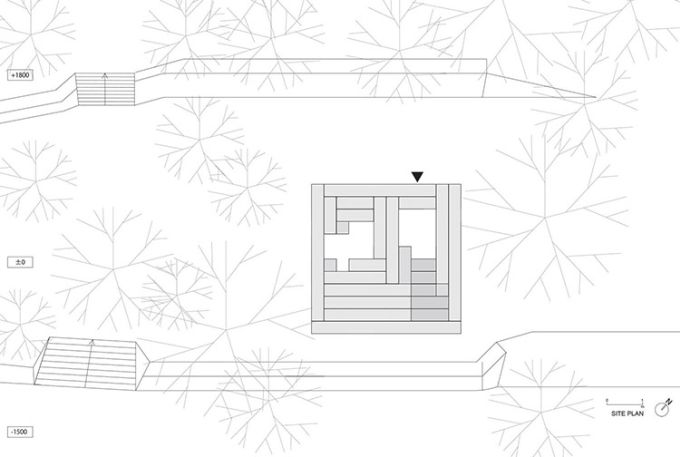 Site Plan Wooden House