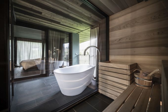 L'interno delle nuove suite Floris del Parc Hotel Florian a Siusi allo Sciliar 