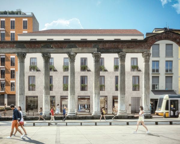 Milano, residenze e negozi nel centro storico