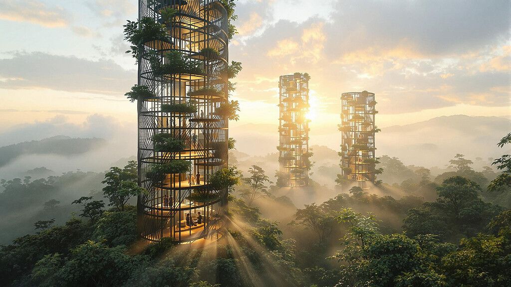 L'installazione “The 500-Year Building”, alla Biennale di Venezia 2025