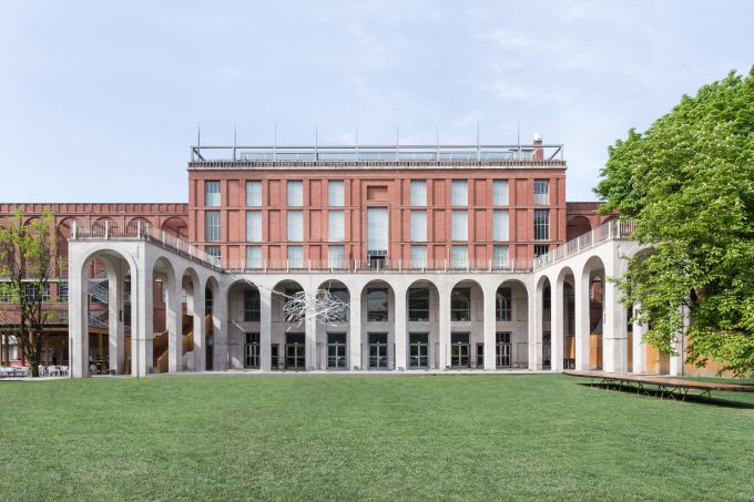 Il giardino della Triennale di Milano